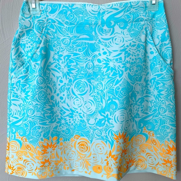 Nike floral golf skort